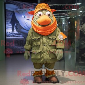 Mascotte de poisson clown...