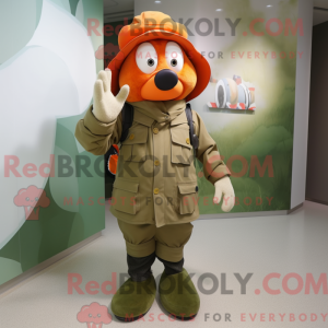 Mascotte de poisson clown...