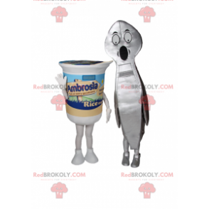 Yoghurt maskotter med ske - Redbrokoly.com