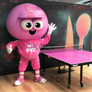 Máscara Rosa Ping Pong Bord...