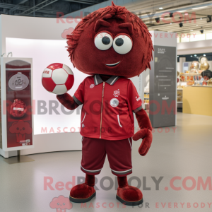 Bordowa maska do gry w...