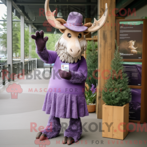 Lawenda irsk elg maskot...
