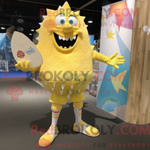 Maskotdraktfigura Yellow...
