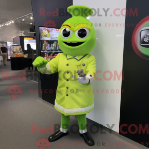 Personaggio mascotte lime...