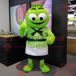 Personaggio mascotte lime...