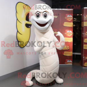 White Python mascot costume...