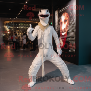 White Python mascot costume...