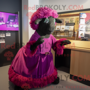 Magenta Suffolk Sheep...