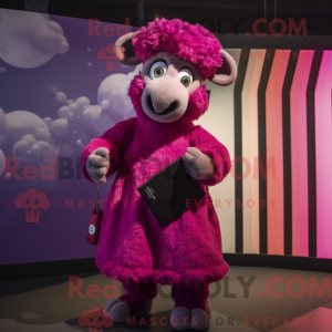 Magenta Suffolk Sheep...