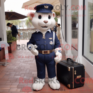 Navy Armbånd maskot kostume...
