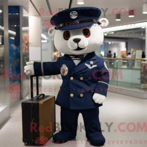 Navy armbånd maskot kostyme...