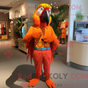 Costume de mascotte d ara...