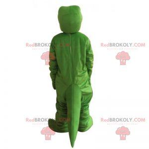 Mascote animal - crocodilo bicolor - Redbrokoly.com