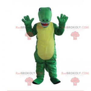 Animal mascot - Two-tone crocodile - Redbrokoly.com