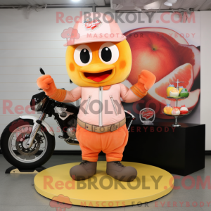 Peach Wedding Cake mascot...