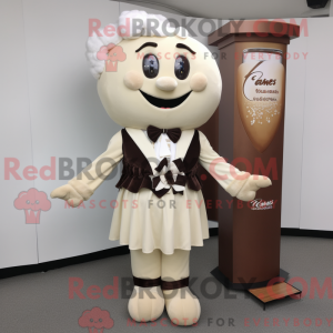 Figura de máscara de creme...