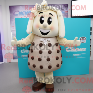 Figura de máscara de creme...