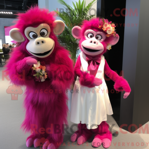 Máscara de Macaco Magenta...