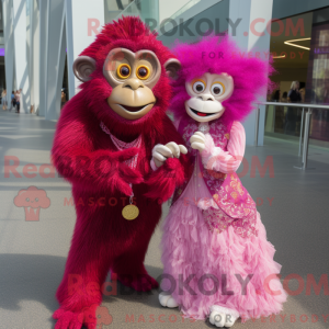 Máscara de Macaco Magenta...