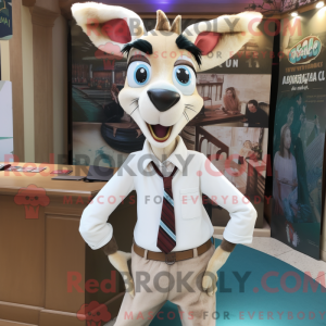 Gazelle Maskottchen Kostüm...