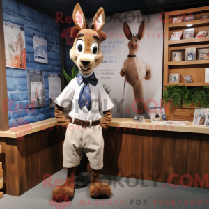 Gazelle maskot kostume...