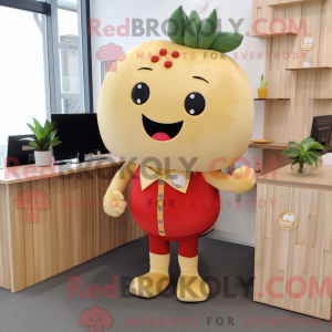 Gold Strawberry maskot...