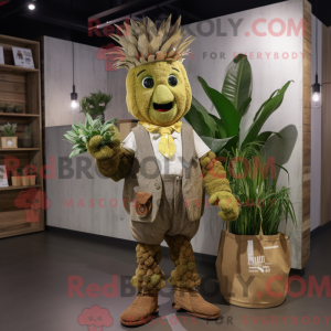 Olive Aas maskot kostyme...