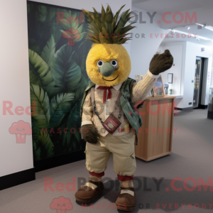 Olive Aas maskot kostyme...