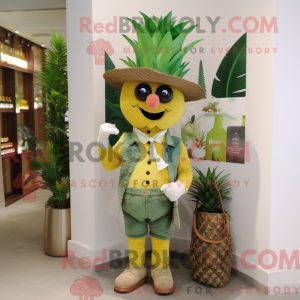 Oliven aas maskot kostume...
