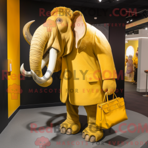 Disfraz de mascota mamut...
