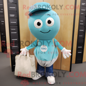 Cyaan Oyster mascotte...