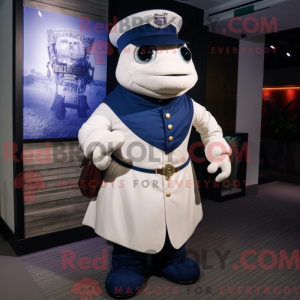 White Ring Master mascot...
