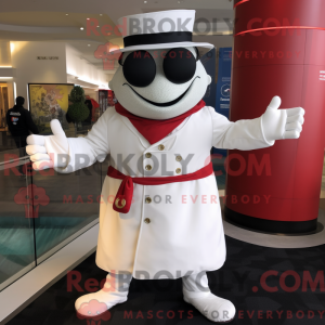 Costume mascotte de White...