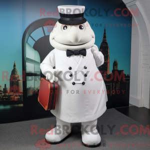 White Ring Master maskot...