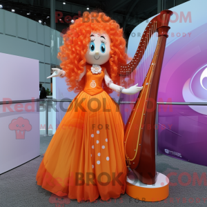 Orange Celtic Harpe...