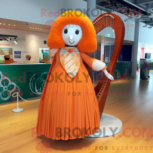 Orange Celtic Harpe...