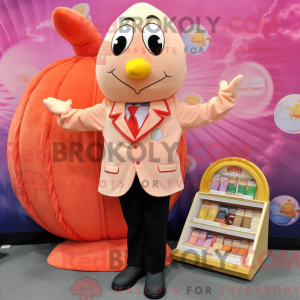 Peach Shrimp Scampi mascot...