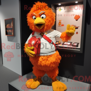 Orange Chicken Maskottchen...