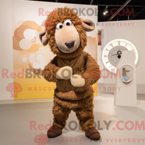 Brun Merino Sau maskot...