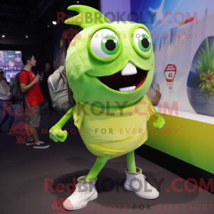 Postava maskota Lime Green...