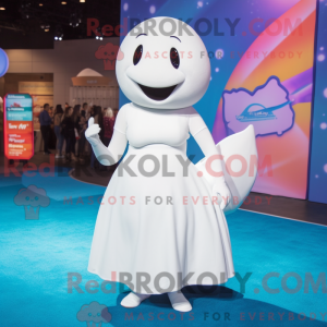 Hvid Beluga Whale maskot...