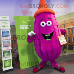 Magenta selleri maskot...