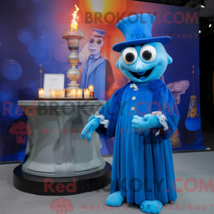 Blue Scented Candle mascot...