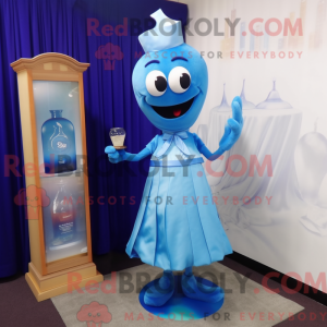 Blue Scented Candle mascot...