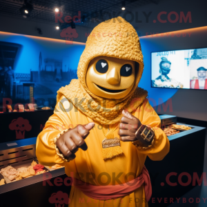 Personaggio mascotte Gold...