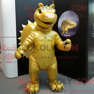 Gull Ankylosaurus maskot...