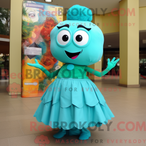 Turkis Men maskot kostume...