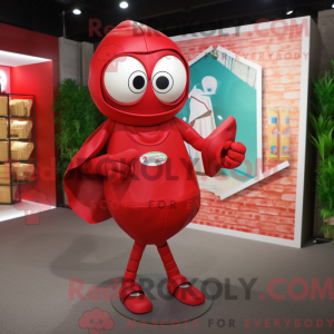 Postava maskota maskota Red...