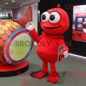 Red Plate Spinner maskot...