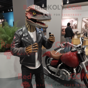 Velociraptor-maskotdraktfig...
